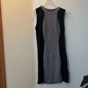 Divided size 10 dress, black, and gray